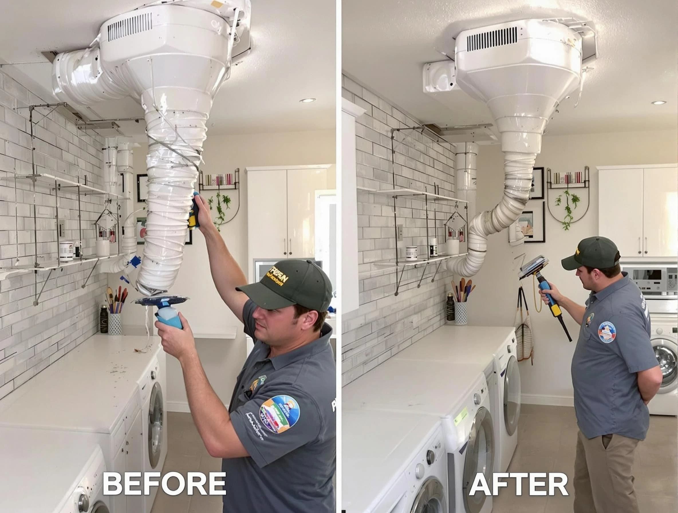Professional dryer exhaust vent cleaning by Lynn Dryer Vent Cleaning in Lynn