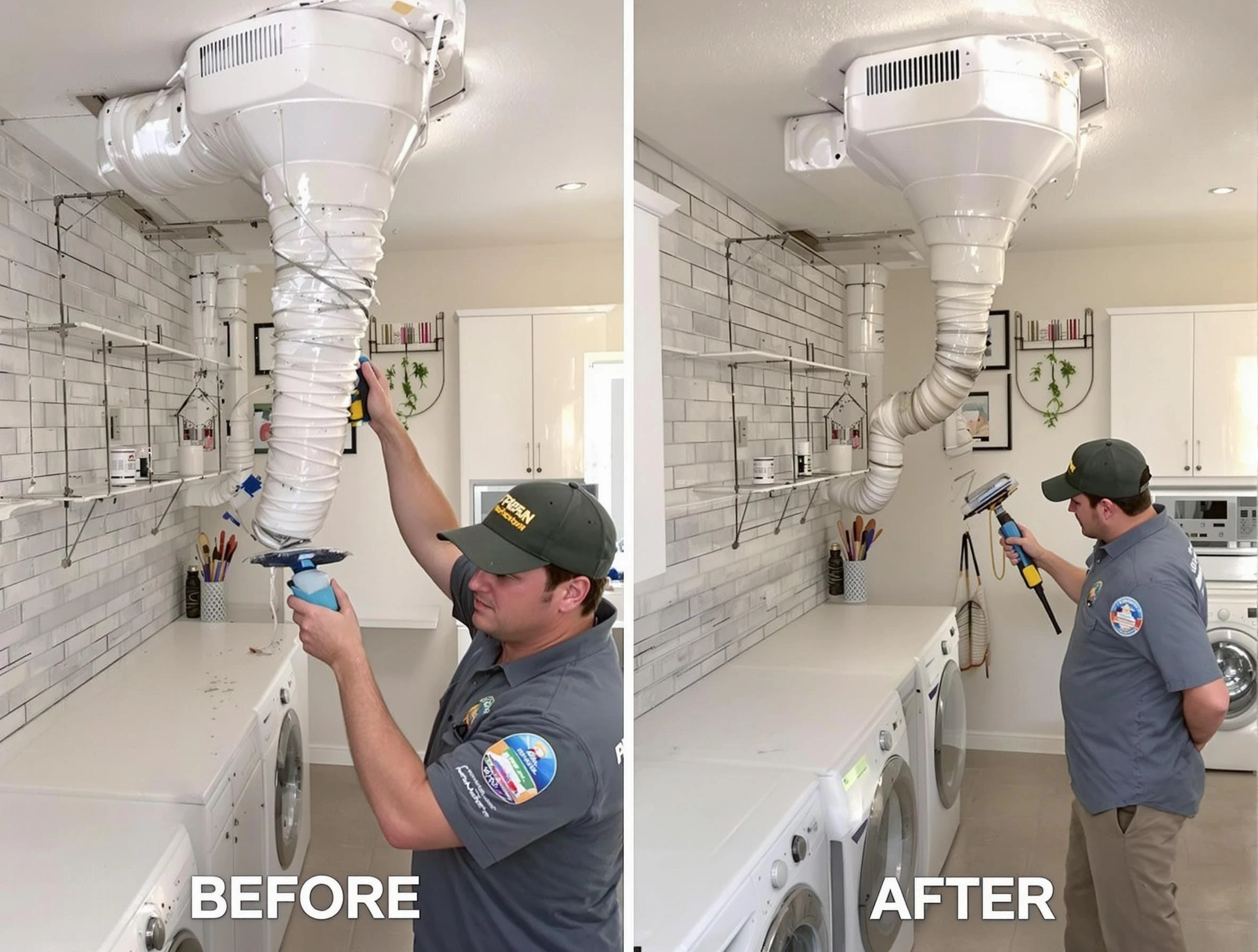 Professional dryer exhaust vent cleaning by Lynn Dryer Vent Cleaning in Lynn