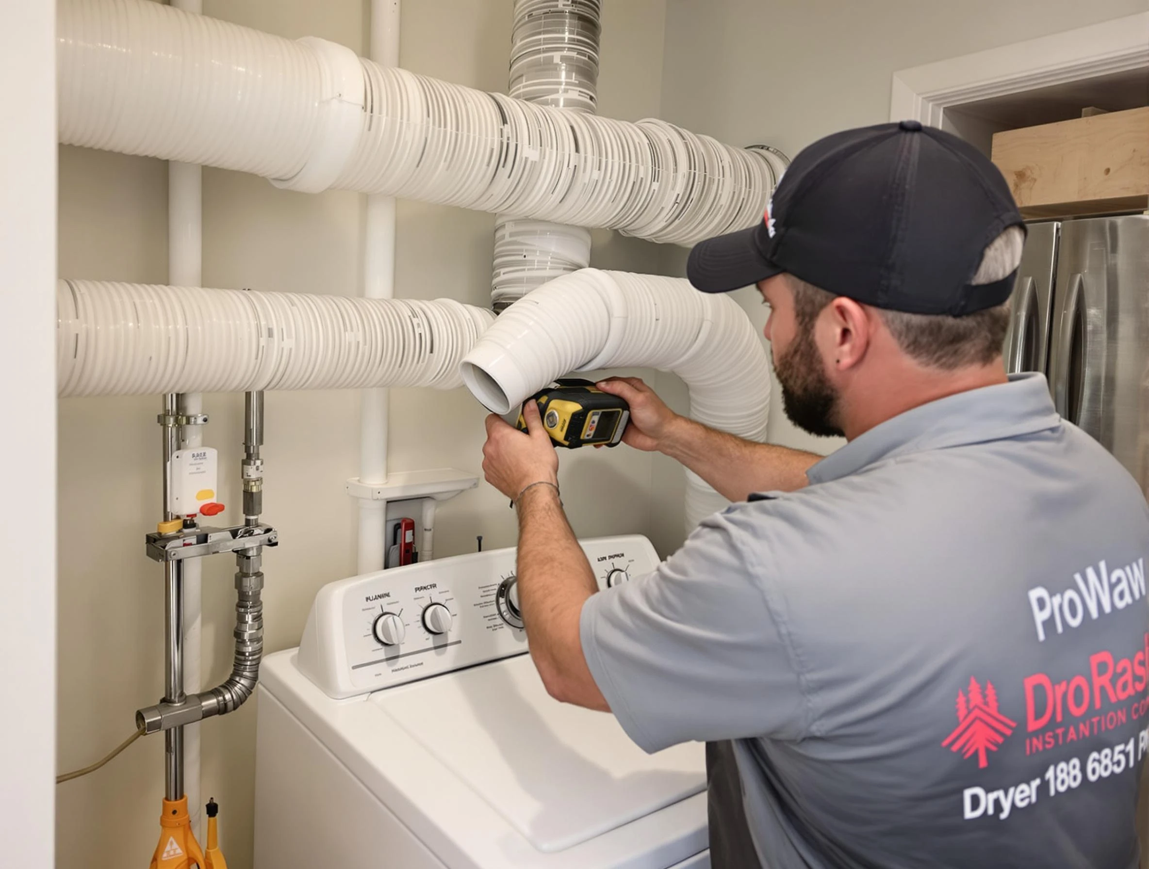 Professional dryer vent hose installation by Lynn Dryer Vent Cleaning in Lynn